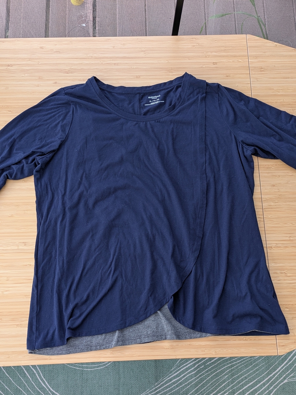 Motherhood Nursing Layered-Front Tee